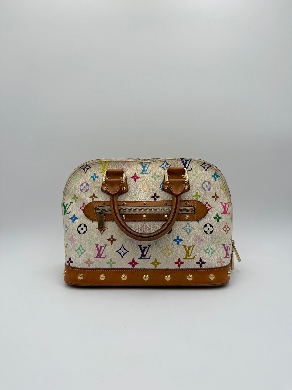 Louis Vuitton Alma PM Murakami White