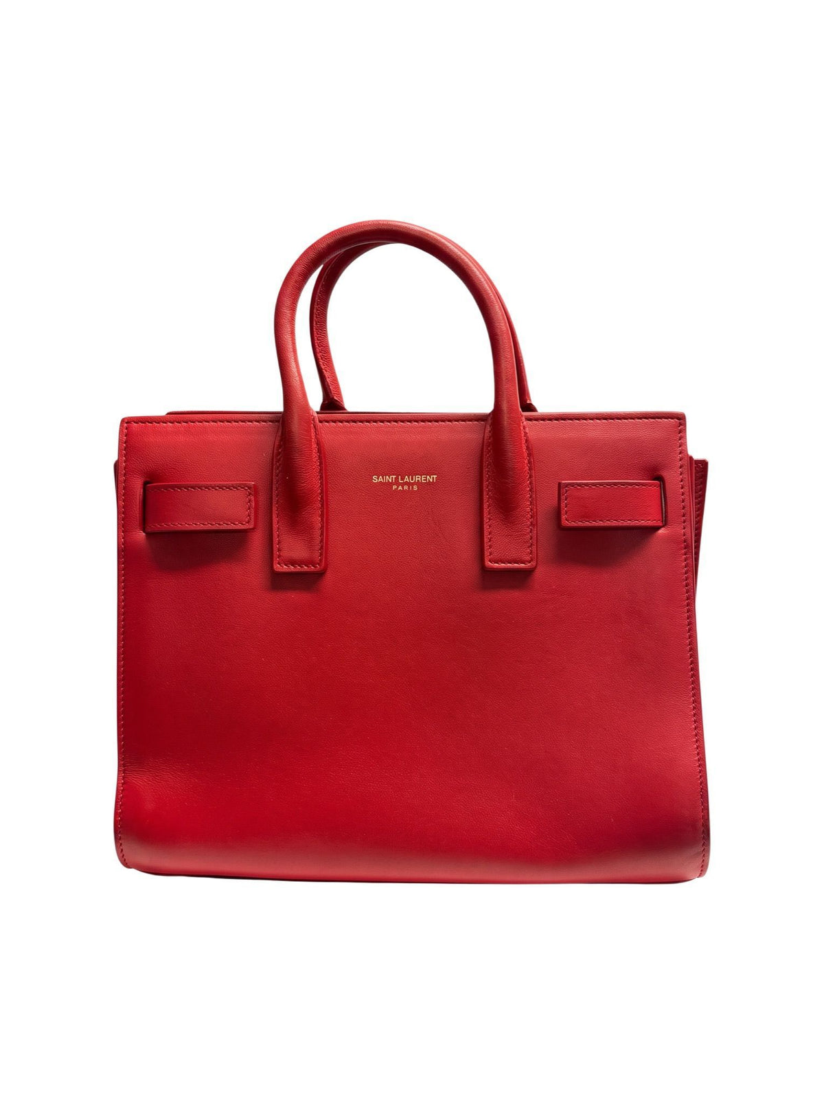 Saint Laurent Sac de Jour Nano Rouge