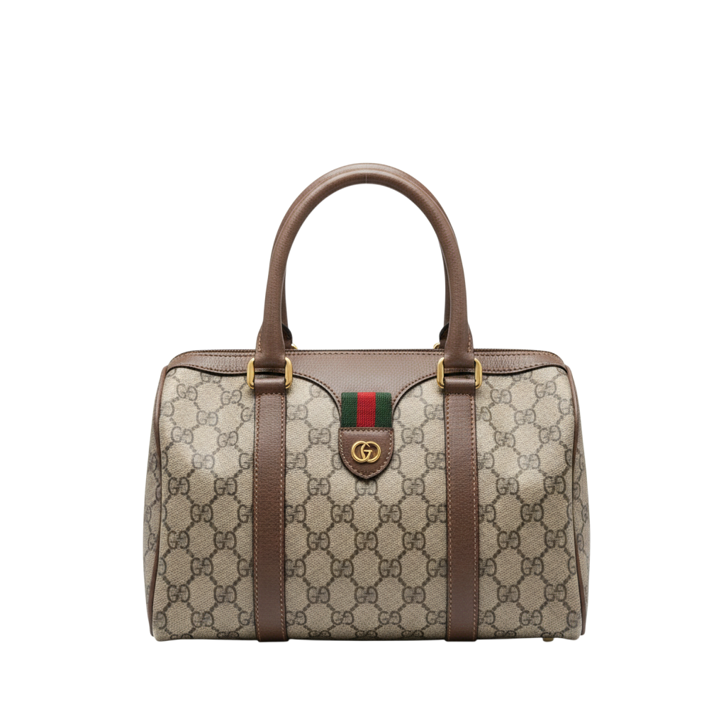 Gucci Boston GG Supreme Sherry Line