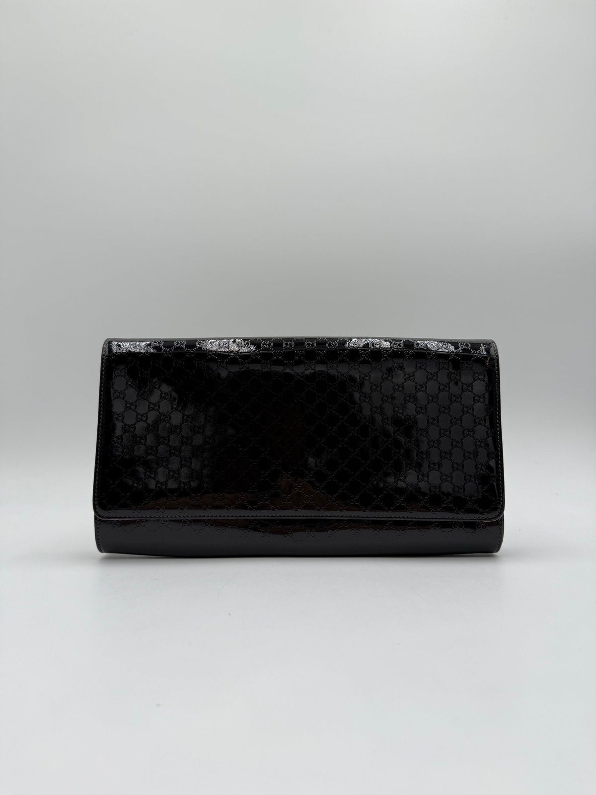 Gucci GG Pouch Black Patent
