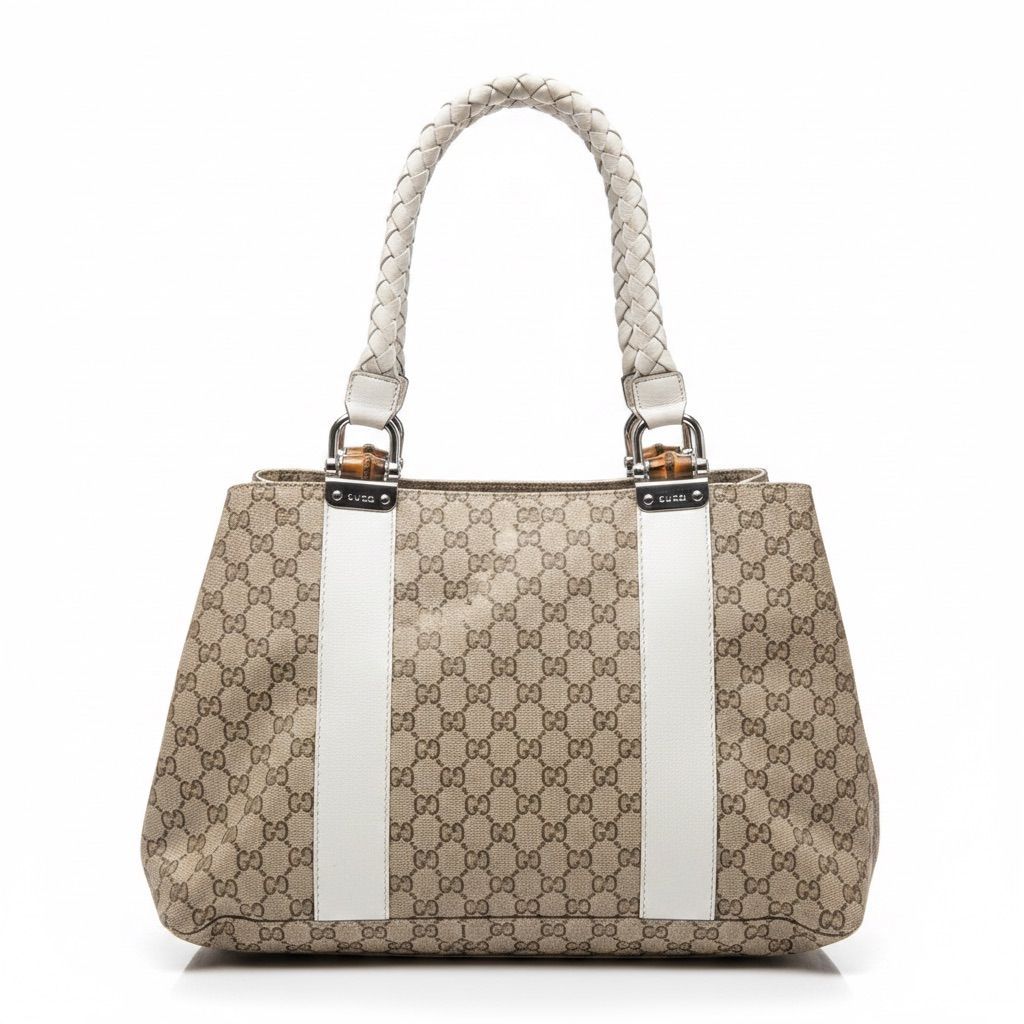 Gucci Pelham Tote White