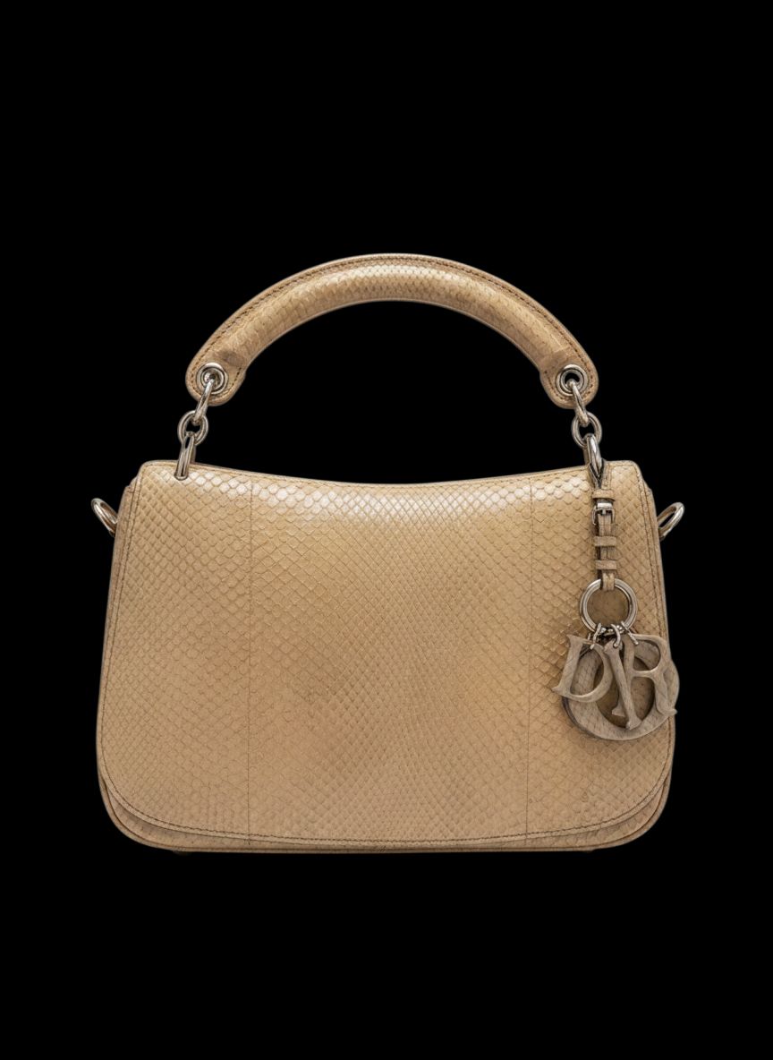 Dior Dune Bag Python Sail Purple