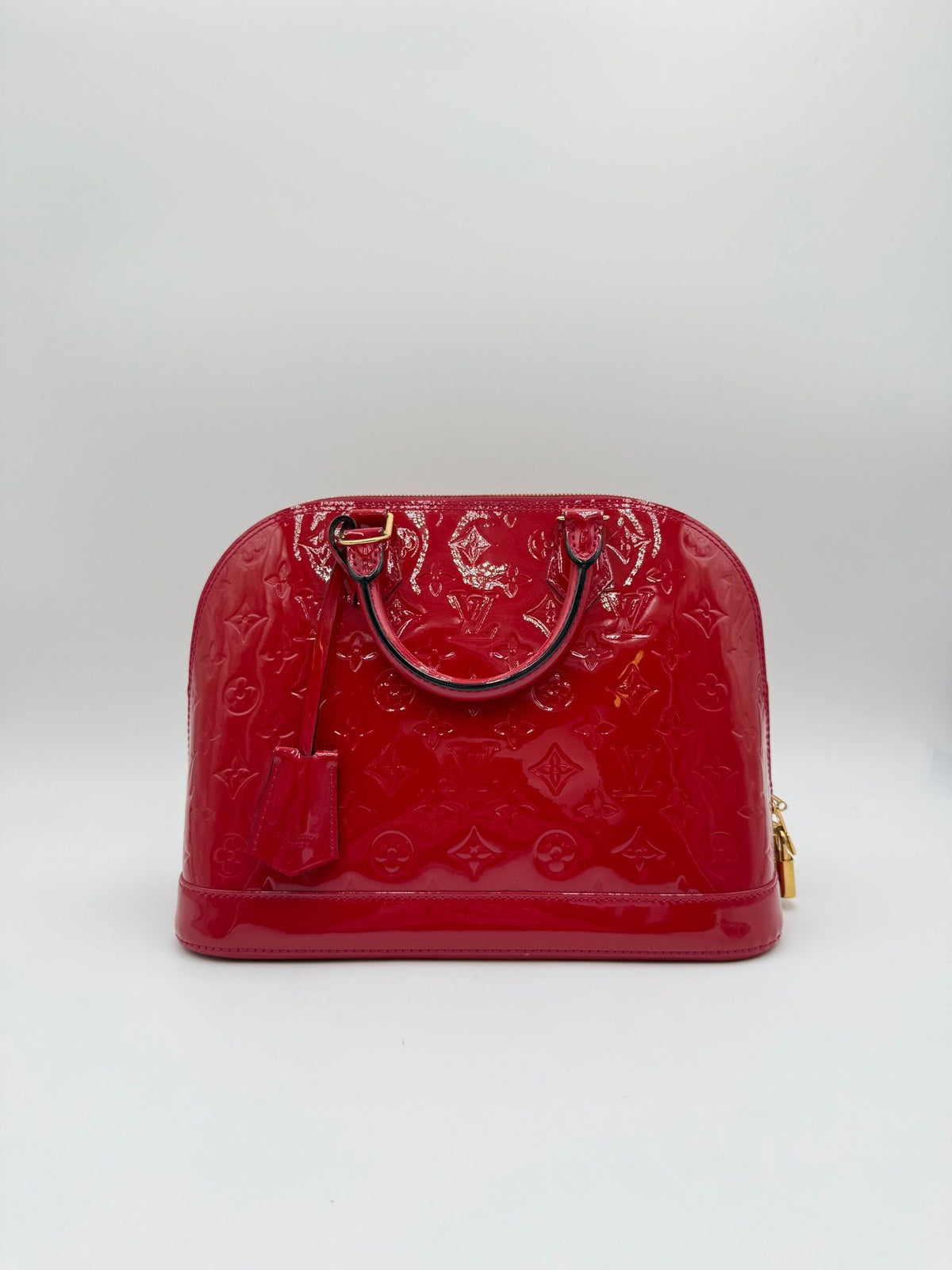 Louis Vuitton Alma BB Red Patent