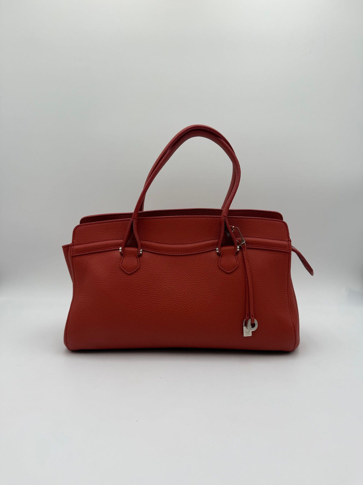 Loro Piana Odessa Brick Orange Grained Leather