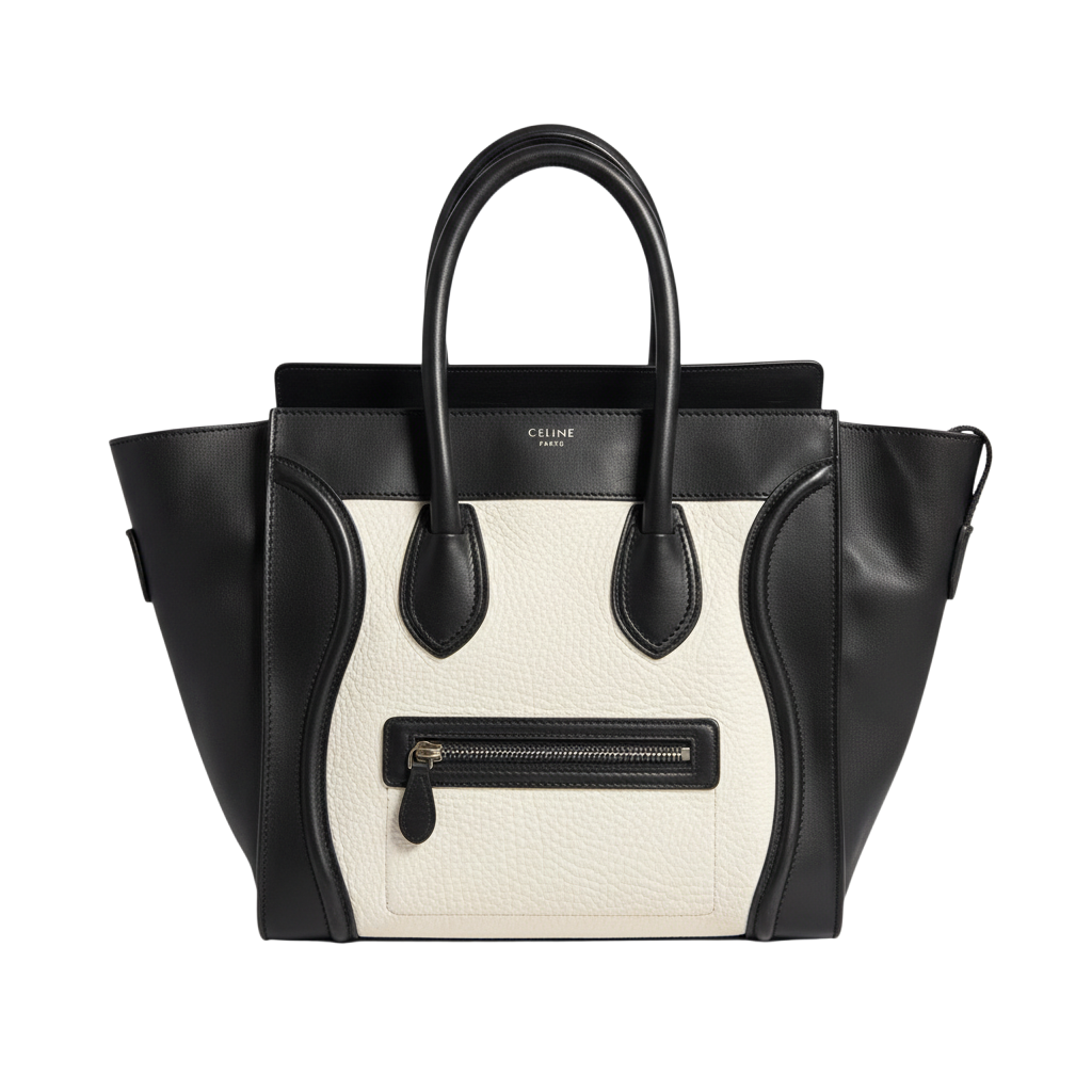 Celine Luggage Noir et Blanc
