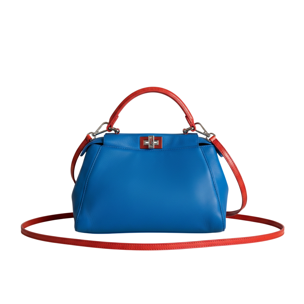 Fendi Peekaboo Bleu Rouge