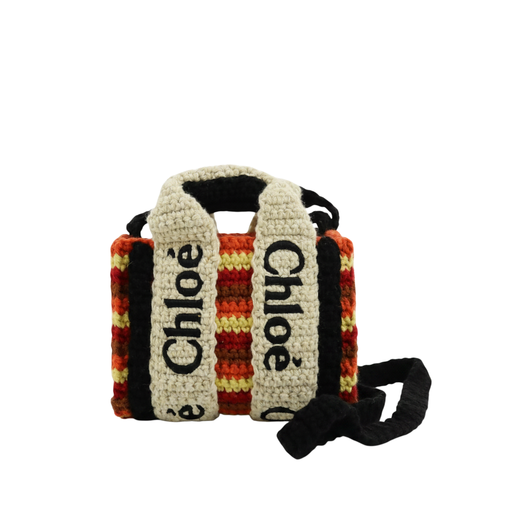 Chloé Woody color Knit 2-Way Handbag