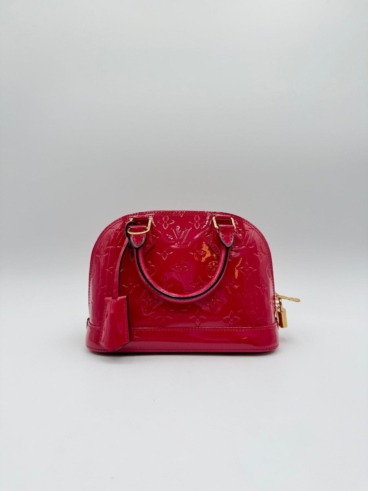 Louis Vuitton Alma BB Red Pink Patent
