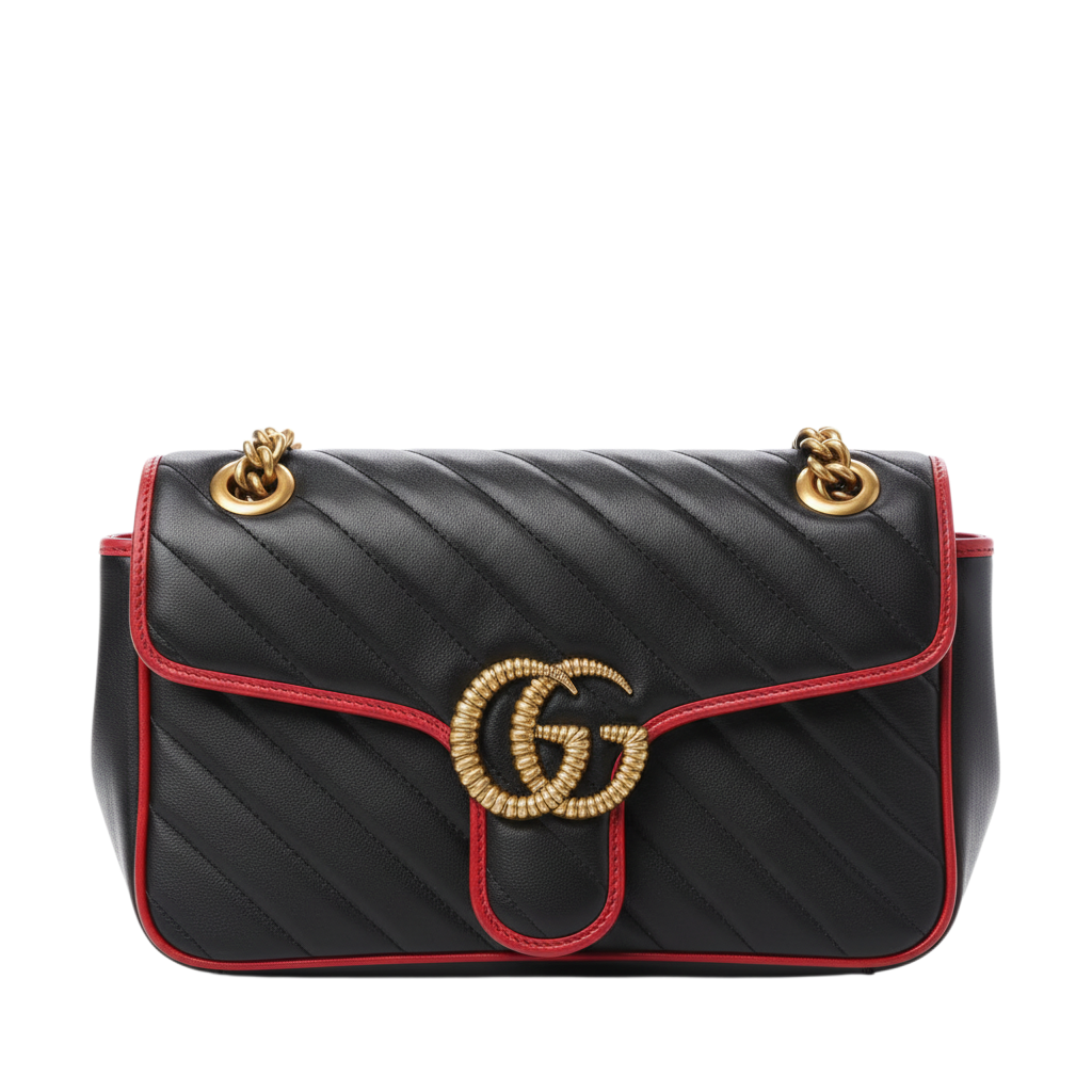 Gucci GG Marmont Black Red