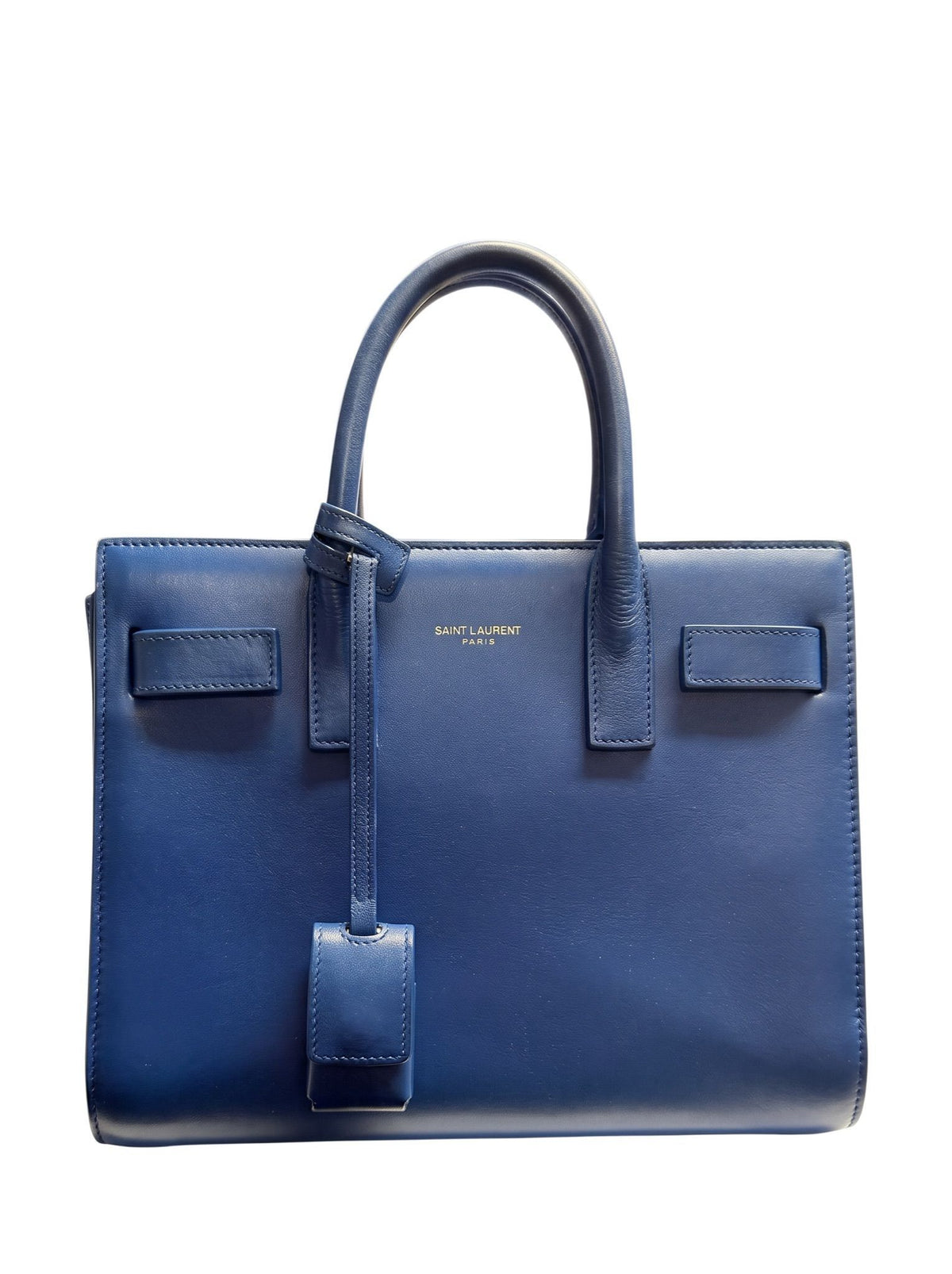 Saint Laurent Sac de Jour Nano Bleu